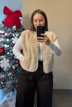 Gilet Mahée beige