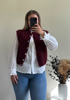 Gilet Maya - Bordeaux